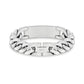 Mens Steel Bracelets - 14mm Bulky Steel Cuban Link ID Engravable Bracelet