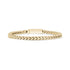 Shiny stainless steel Franco link bracelet designed for everyday wear and engraving  