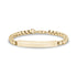 Mens Steel Bracelets - 5mm Round Box Engravable Gold Steel ID Bracelet