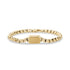 Mens Steel Bracelets - 5mm Gold Round Box Engravable ID Tag Bracelet