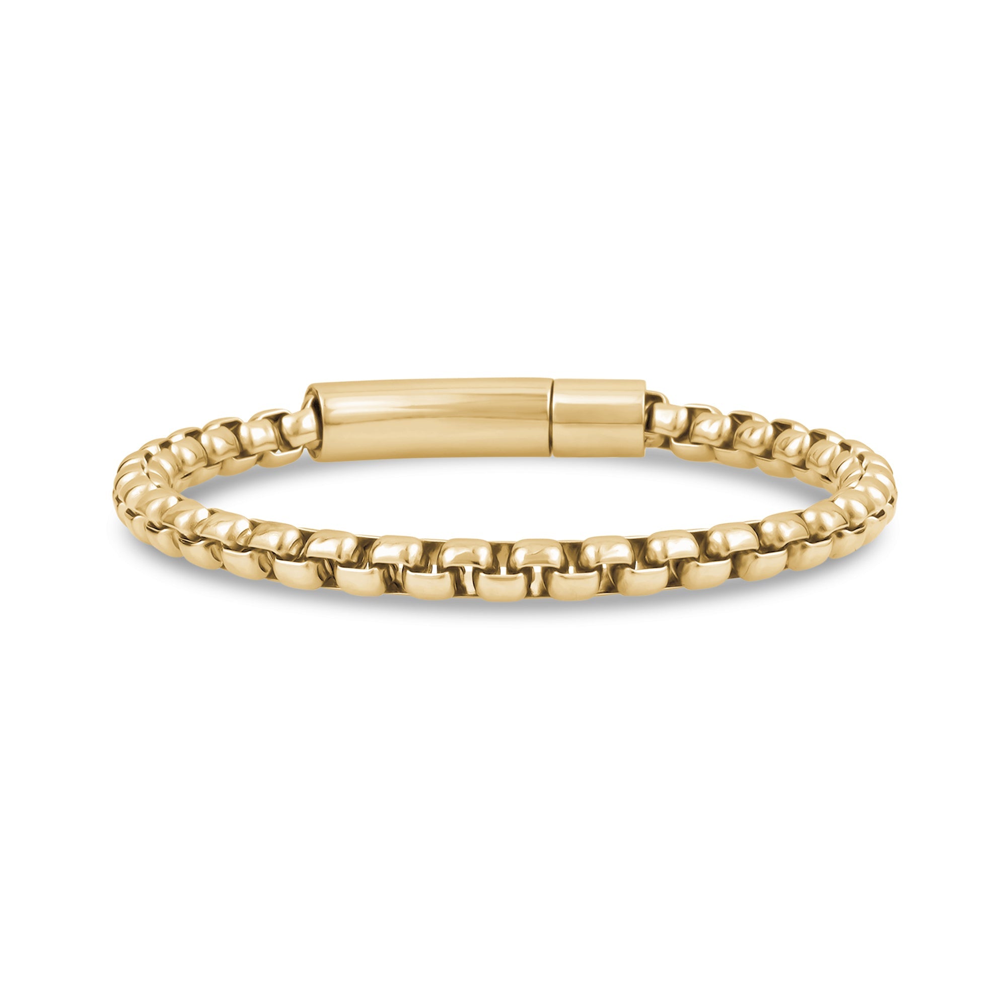 5mm Round Box Link Bracelet – The Steel Shop
