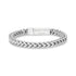 Engravable Franco link bracelet in 6mm width, crafted from premium stainless steel for lasting style  