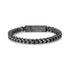 Minimalist design 6mm Franco link bracelet in stainless steel, ideal for layering with other accessories
