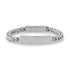 Mens Steel Bracelets - 6mm Franco Link Engravable ID Urn Bracelet for ashes