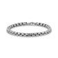 6mm Round Box Designed Link Bracelet - Mens Steel Bracelets - The Steel Shop
