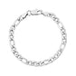 7mm Figaro Link Bracelet - Mens Steel Bracelets - The Steel Shop