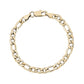 7mm Figaro Link Bracelet - Mens Steel Bracelets - The Steel Shop