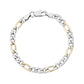 7mm Figaro Link Bracelet - Mens Steel Bracelets - The Steel Shop