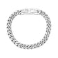 Mens Steel Bracelets - 8mm Stainless Steel Cuban Link Bracelet