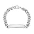 8mm Cuban Link ID Bracelet - Mens Steel Bracelets - The Steel Shop