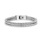 Double Franco Link Matte Bracelet - Mens Steel Bracelets - The Steel Shop