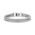 Double Franco Link Matte Bracelet - Mens Steel Bracelets - The Steel Shop