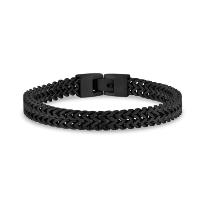 Double Franco Link Matte Bracelet - Mens Steel Bracelets - The Steel Shop