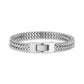 Double Franco Link Matte Bracelet - Mens Steel Bracelets - The Steel Shop