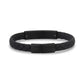 Mens Steel Leather Bracelets 