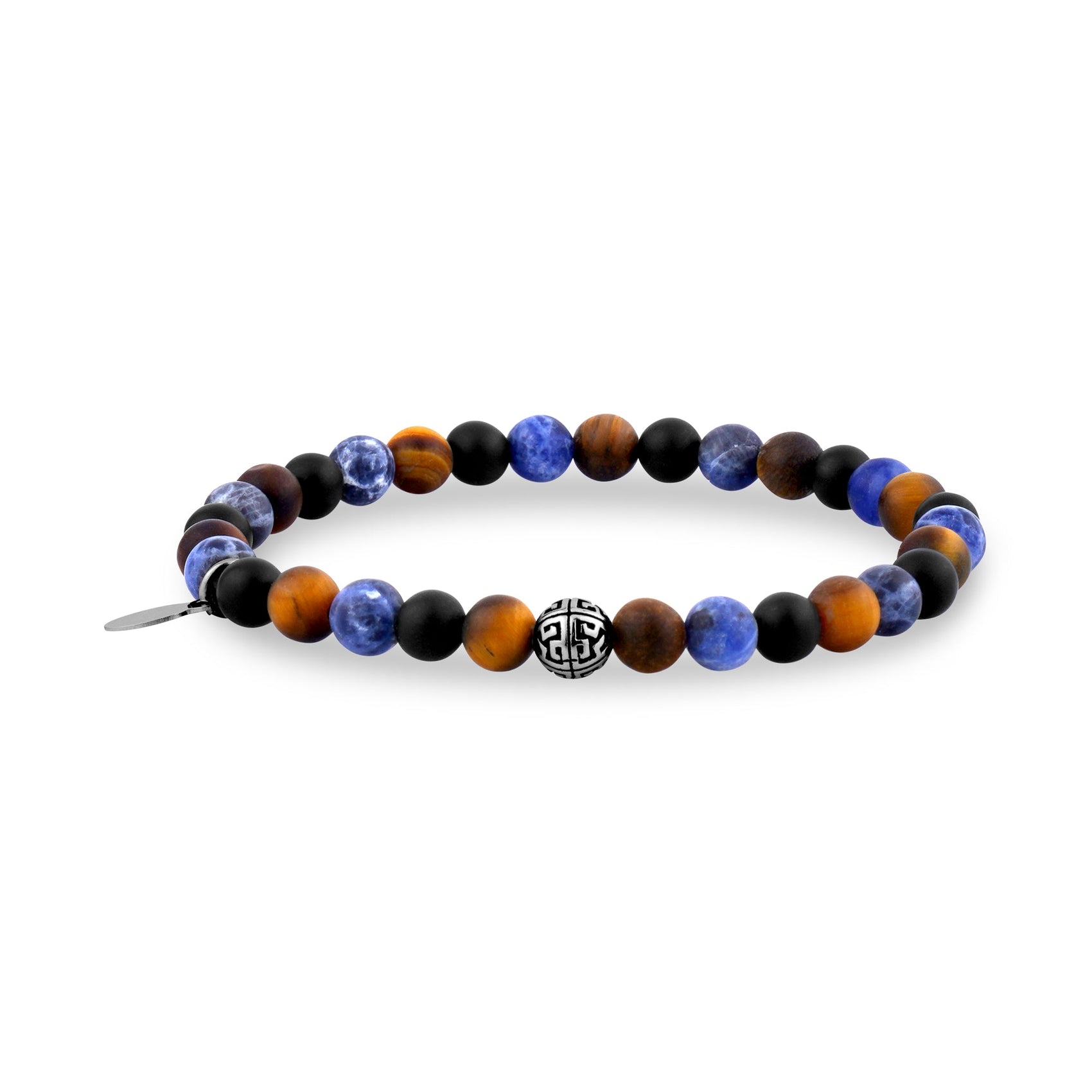 Unisex Bead Bracelet - 6mm Matte Remix Stretch Bead Bracelet