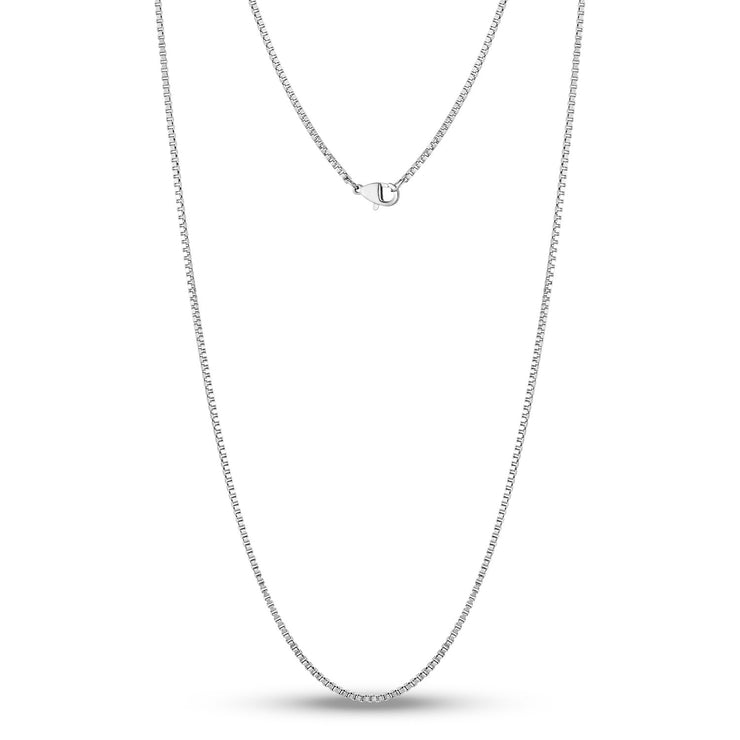 1.5mm Thin Box link Chain - Unisex Necklaces - The Steel Shop