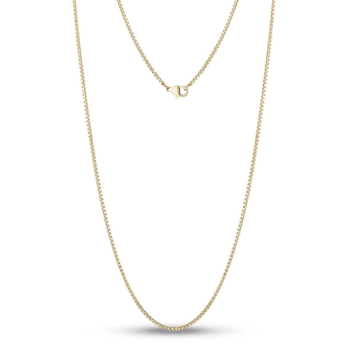1.5mm Thin Box link Chain - Unisex Necklaces - The Steel Shop