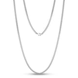 2.5mm Box link Chain - Unisex Necklaces - The Steel Shop