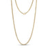 Unisex Necklaces - 3.5mm Gold Stainless Steel Cuban Link Chain Necklace