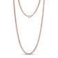 Unisex Necklaces - 3.5mm Rose Gold Stainless Steel Cuban Link Chain Necklace