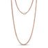 Unisex Necklaces - 3.5mm Rose Gold Stainless Steel Cuban Link Chain Necklace