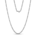 3.5mm Figaro Link Chain - Unisex Necklaces - The Steel Shop