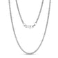 Unisex Necklaces - 3mm Round Box Link Steel Chain Necklace