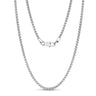 Unisex Necklaces - 3mm Round Box Link Steel Chain Necklace