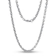 Unisex Necklaces - 5mm Steel Diamond Cut Anchor Chain