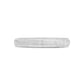 Unisex Ring - 3mm Faceted Matte Steel Unisex Engravable Band Ring
