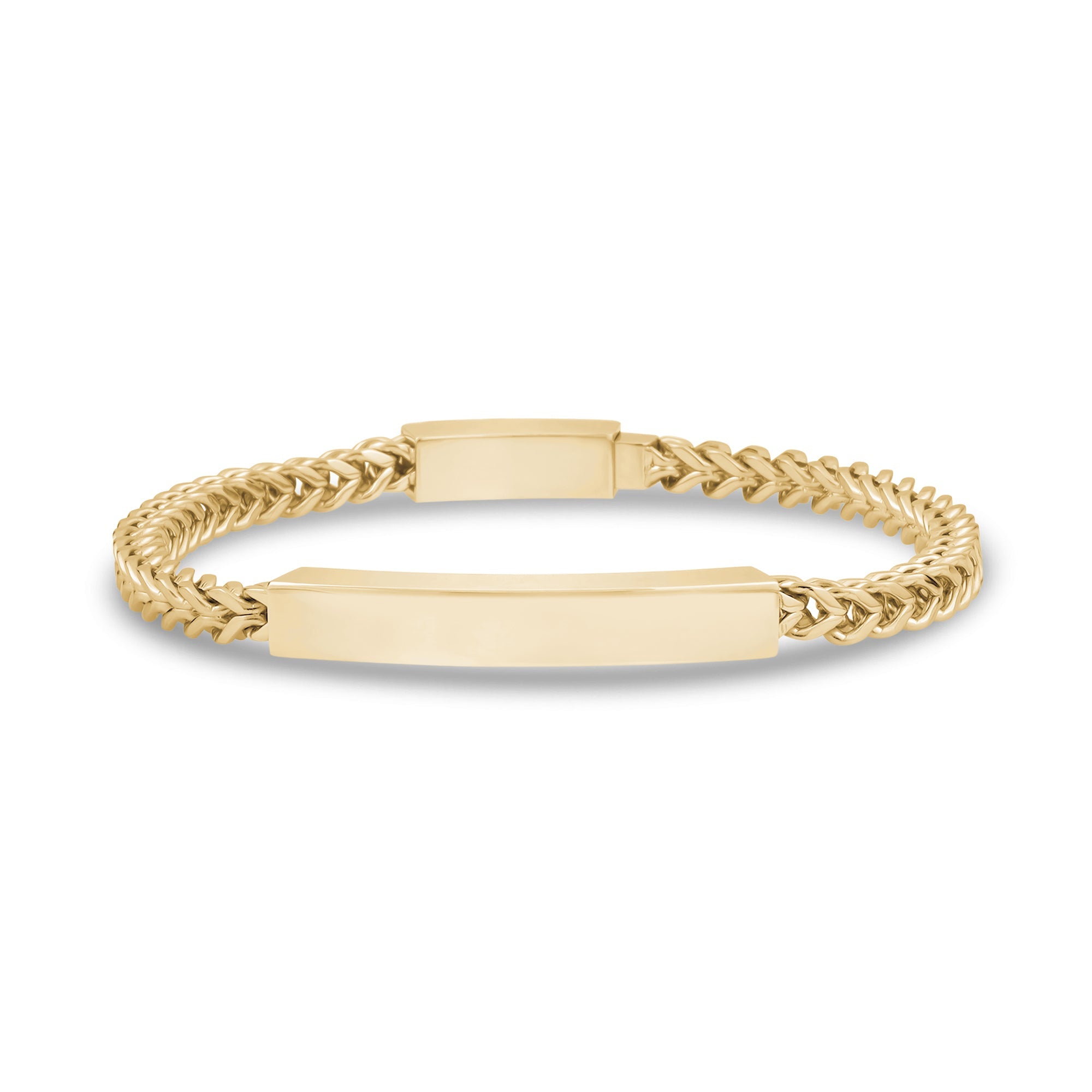4mm Franco Link ID Bracelet – The Steel Shop