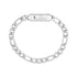Unisex Steel Bracelet - 7mm Figaro Link Engravable Bracelet