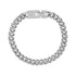 Unisex Steel Bracelet - Mens 8mm Engravable Cuban Link Bracelet