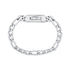 Unisex Steel Bracelet - 9mm Stainless Steel Figaro Link Engravable Bracelet