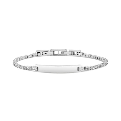Tennis ID Bracelet - Women Bracelet - The Steel Shop
