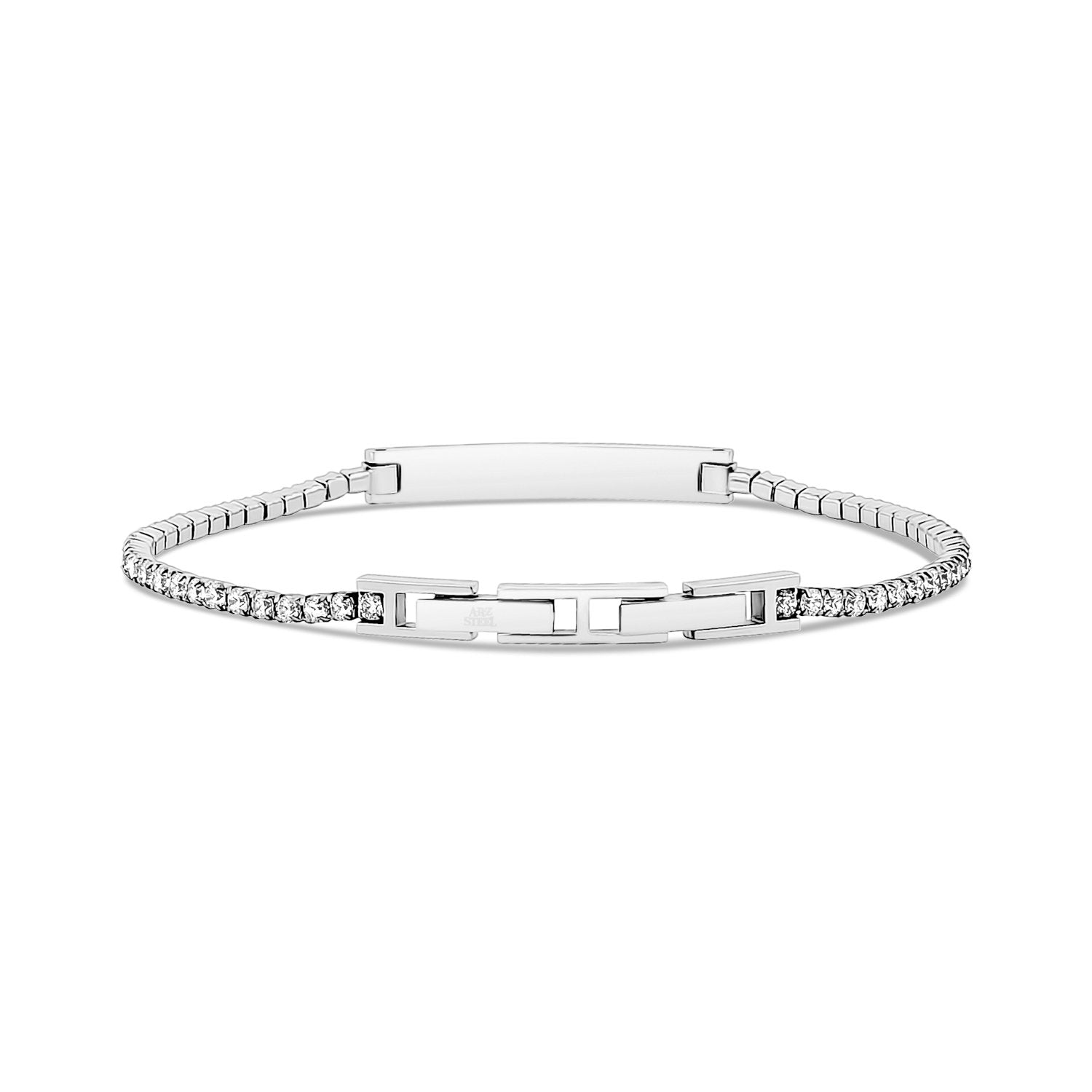 Tennis ID Bracelet - Women Bracelet - The Steel Shop
