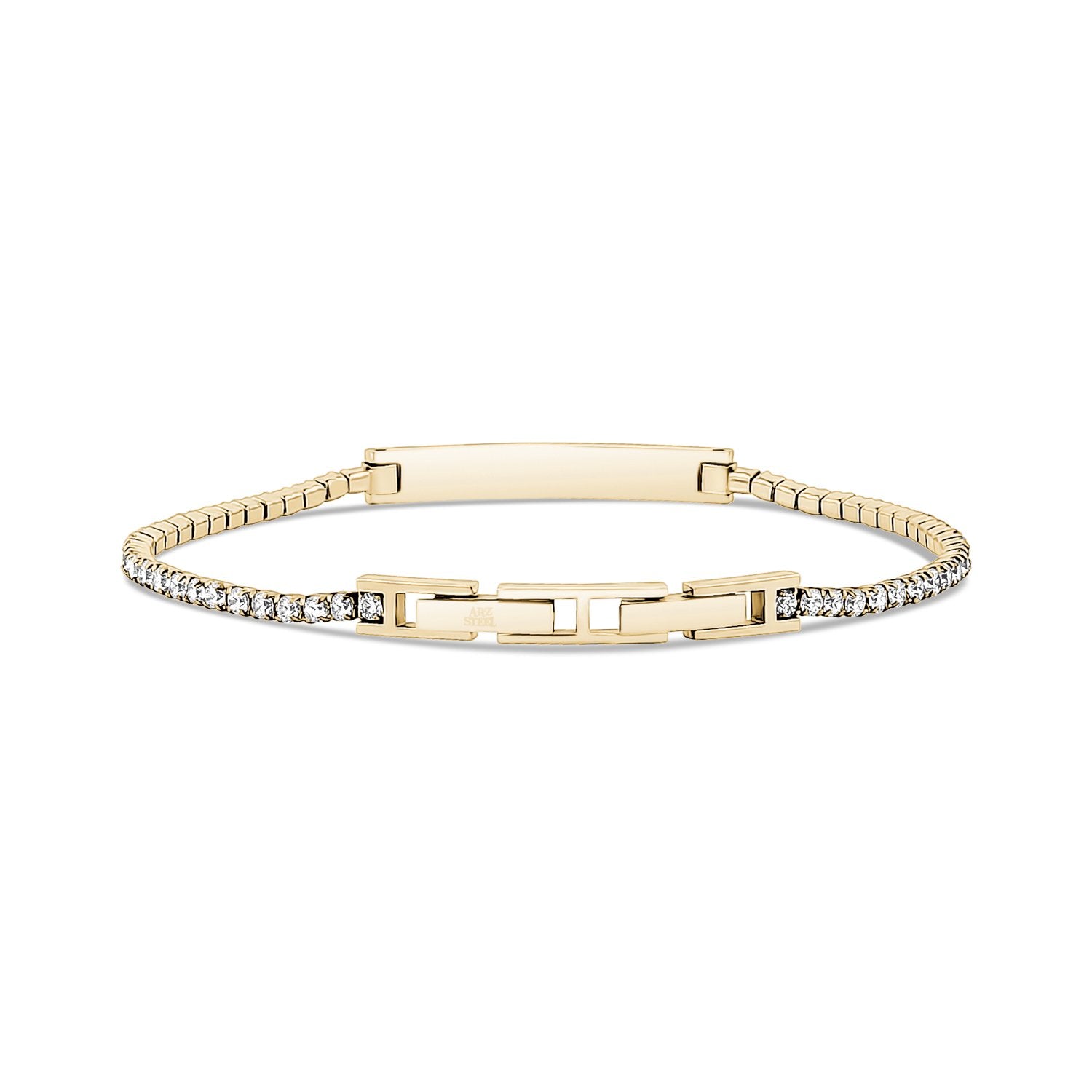 Tennis ID Bracelet - Women Bracelet - The Steel Shop