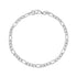 Women Bracelet - 3.5mm Steel Figaro Link Dainty Bracelet
