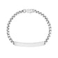 Women Bracelet - 4mm Round Box Engravable Steel ID Bracelet