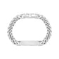 Women Bracelet - 8mm Stainless Steel Cuban Link Engravable ID Bracelet