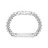 Women Bracelet - 8mm Stainless Steel Cuban Link Engravable ID Bracelet