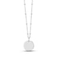 Women Pendant - Beaded Chain Round Pendant