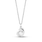 Women Pendant - Engravable Steel Heart Cremation Pendant For Ashes