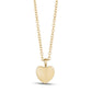 Women Pendant - Gold Heart Urn Pendant