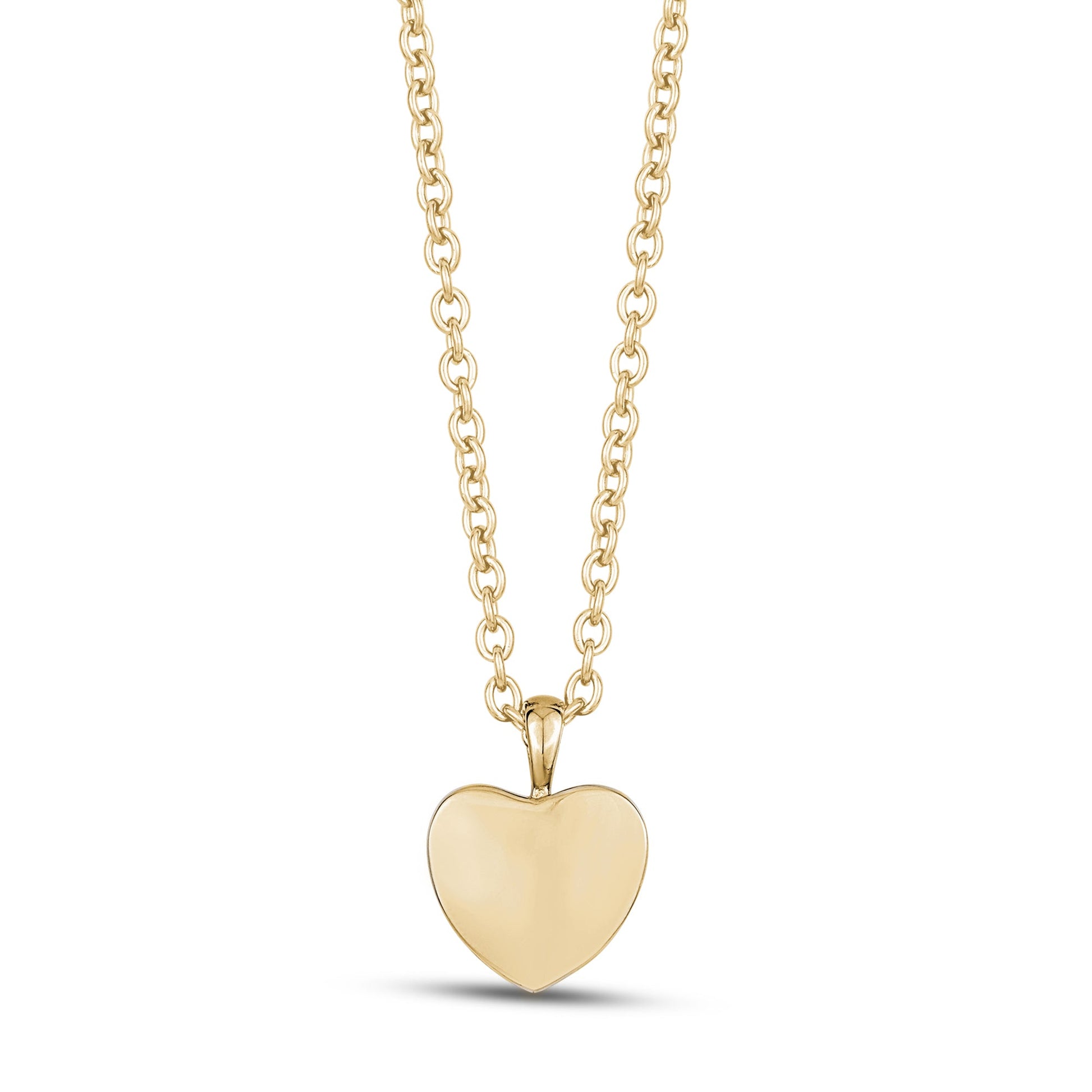 Women Pendant - Gold Heart Urn Pendant