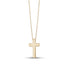 Women Pendant - Minimal Gold Steel Cross Pendant