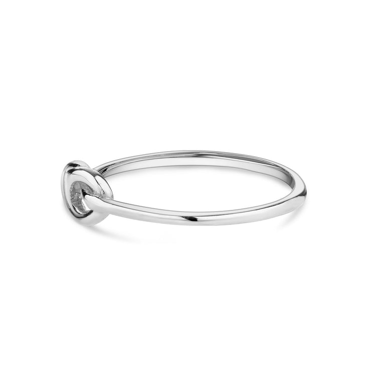 Women Ring - Minimal Love Knot Ring