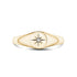 North Star Signet Ring - Women Ring - The Steel Shop