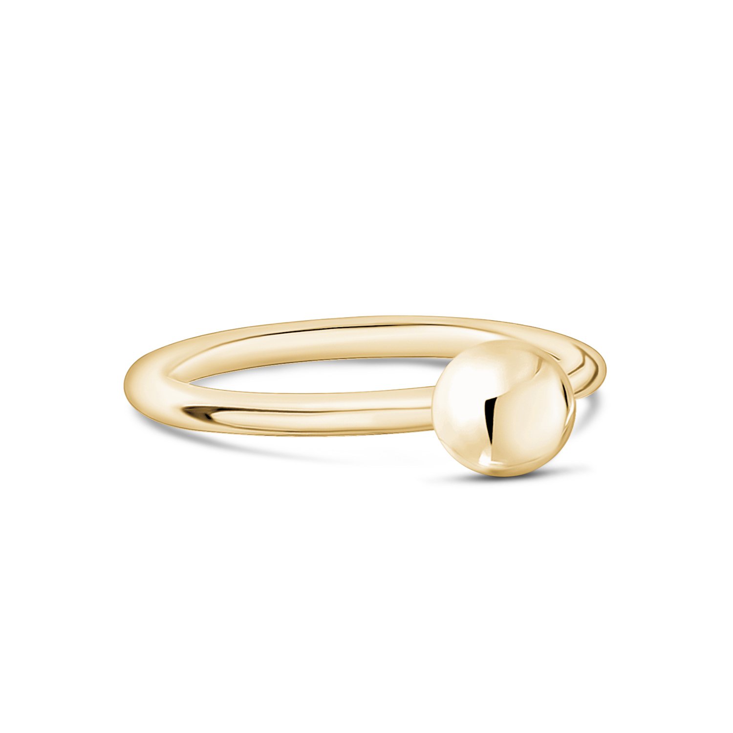 Round Ball Stackable Ring - Women Ring - The Steel Shop